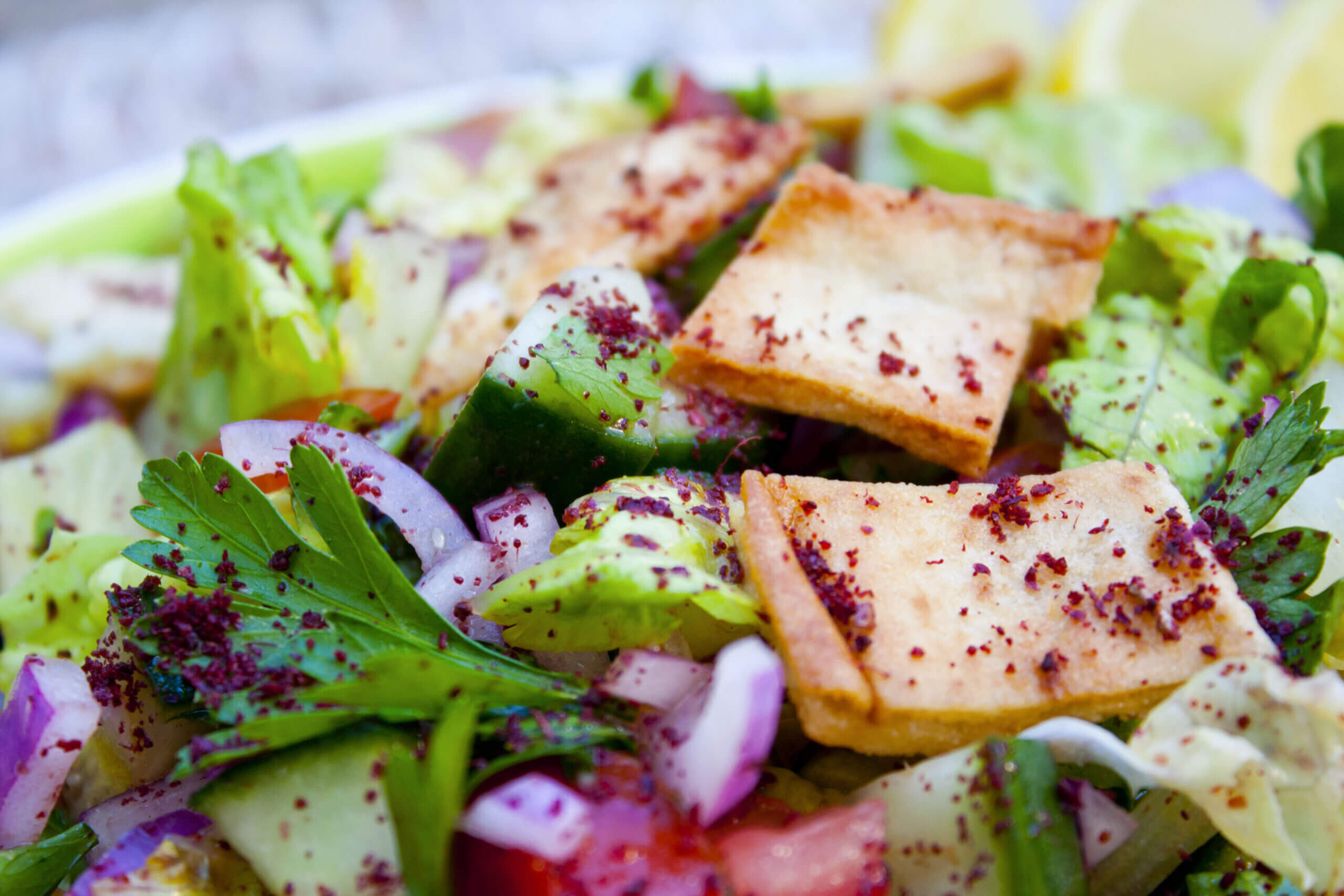 Sumac Fattoush Salad Alfez